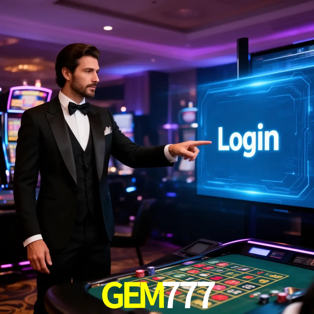 GEM777 Login - OTP, cuenta y soporte Pantalla GEM777 Login con OTP, contraseña, cuenta segura y soporte móvil